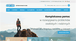 Desktop Screenshot of akmedcentrum.eu